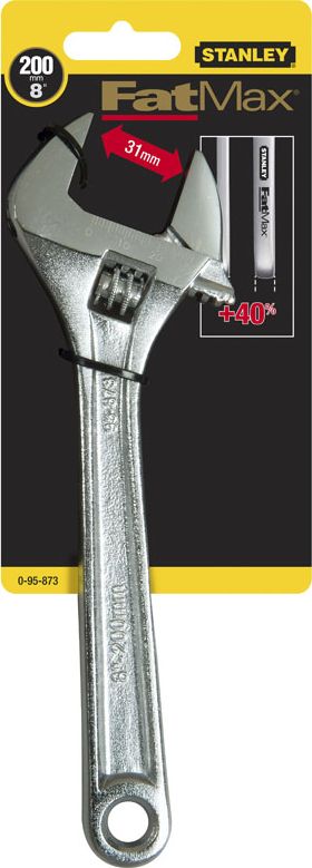 Stanley Klucz nastawny typu szwed 200mm stalowa rękojeść (0-95-873)