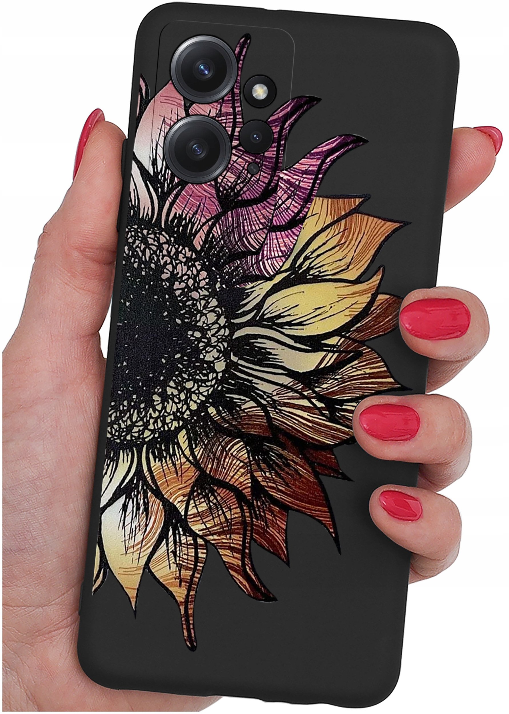 krainaGSM ETUI do Xiaomi Redmi Note 12 4G SILIKONOWE MATT CASE + SZKŁO 9H