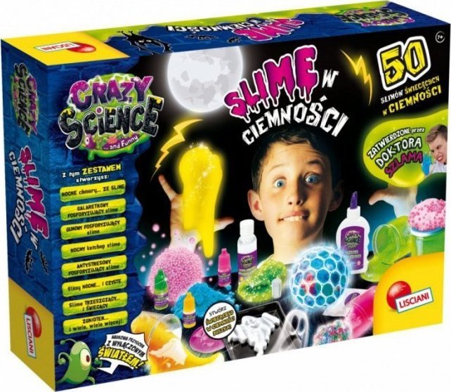 Lisciani Crazy Science - Slime w ciemności