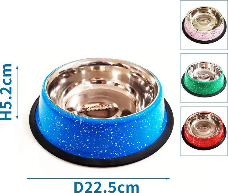 Nobleza Antypoślizgowa miska z marmurowym wzorem dla zwierząt Antypoślizgowa miska z marmurowym wzorem dla zwierząt