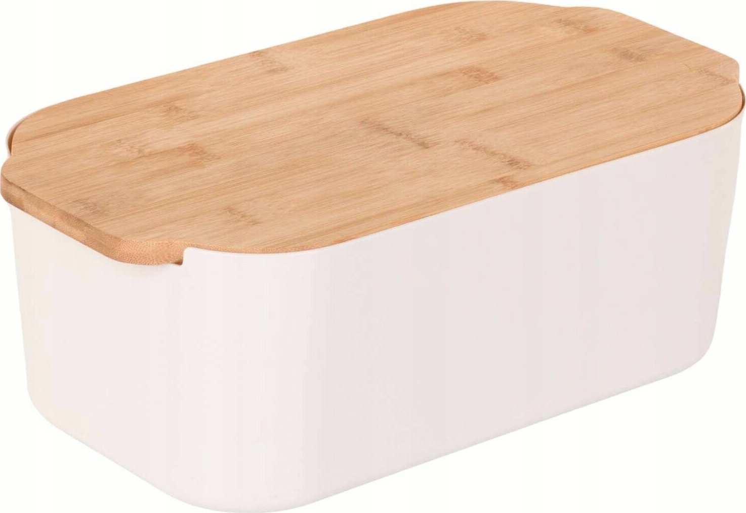 Chlebak z bambusową pokrywką, 33 x 18,5 x 12 cm