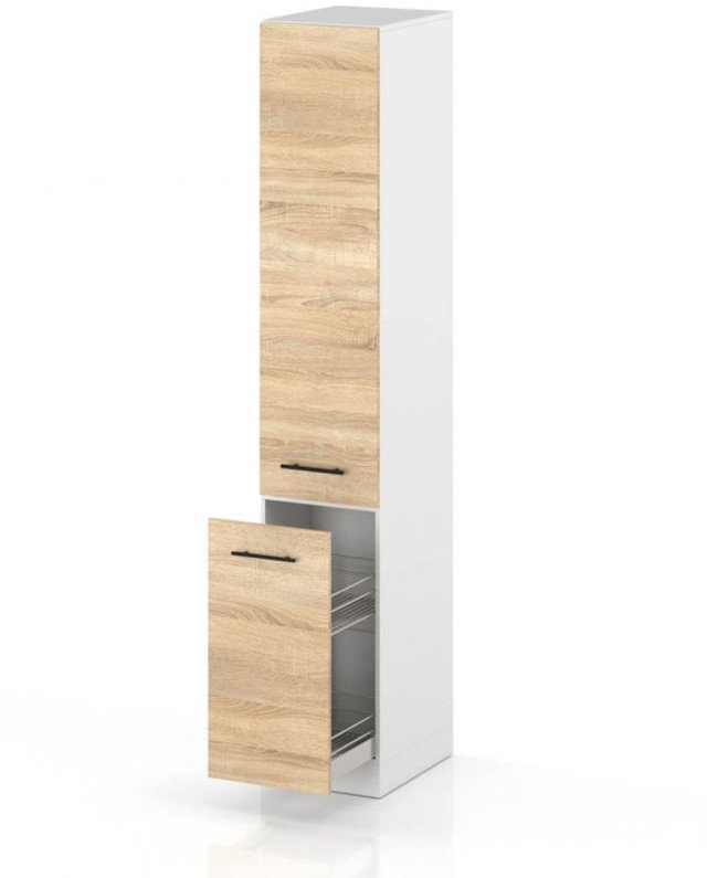 Słupek Kuchenny Stojący 60cm Szafka Cargo S60 Spremium Dąb Sonoma