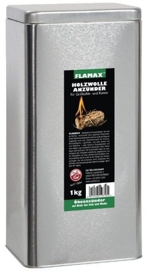 Ecological wood chip ignition rolls 1kg metal box 4012425193584