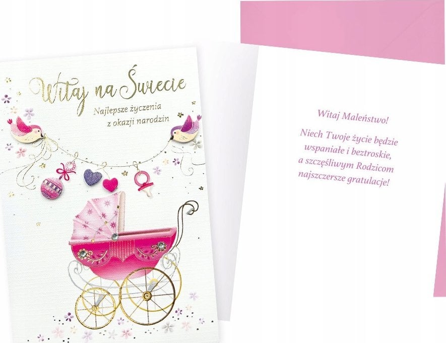 Yeku Karnet B6 Narodziny (dziewczynka)