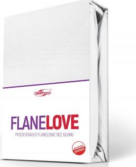 Darymex Prześcieradło flanela BIAŁY/220x210