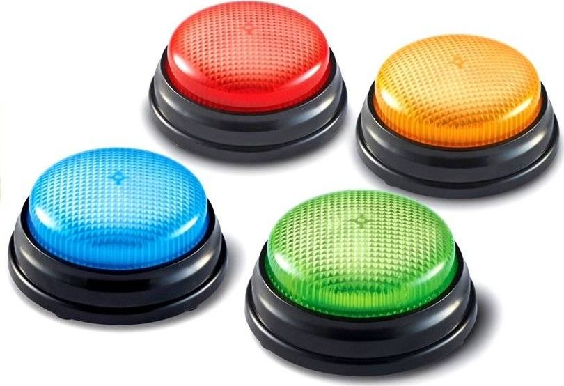 Lean Sport Zestaw Buzzers 4 Światełka Światło Dźwięk 4 Kolory (3656)