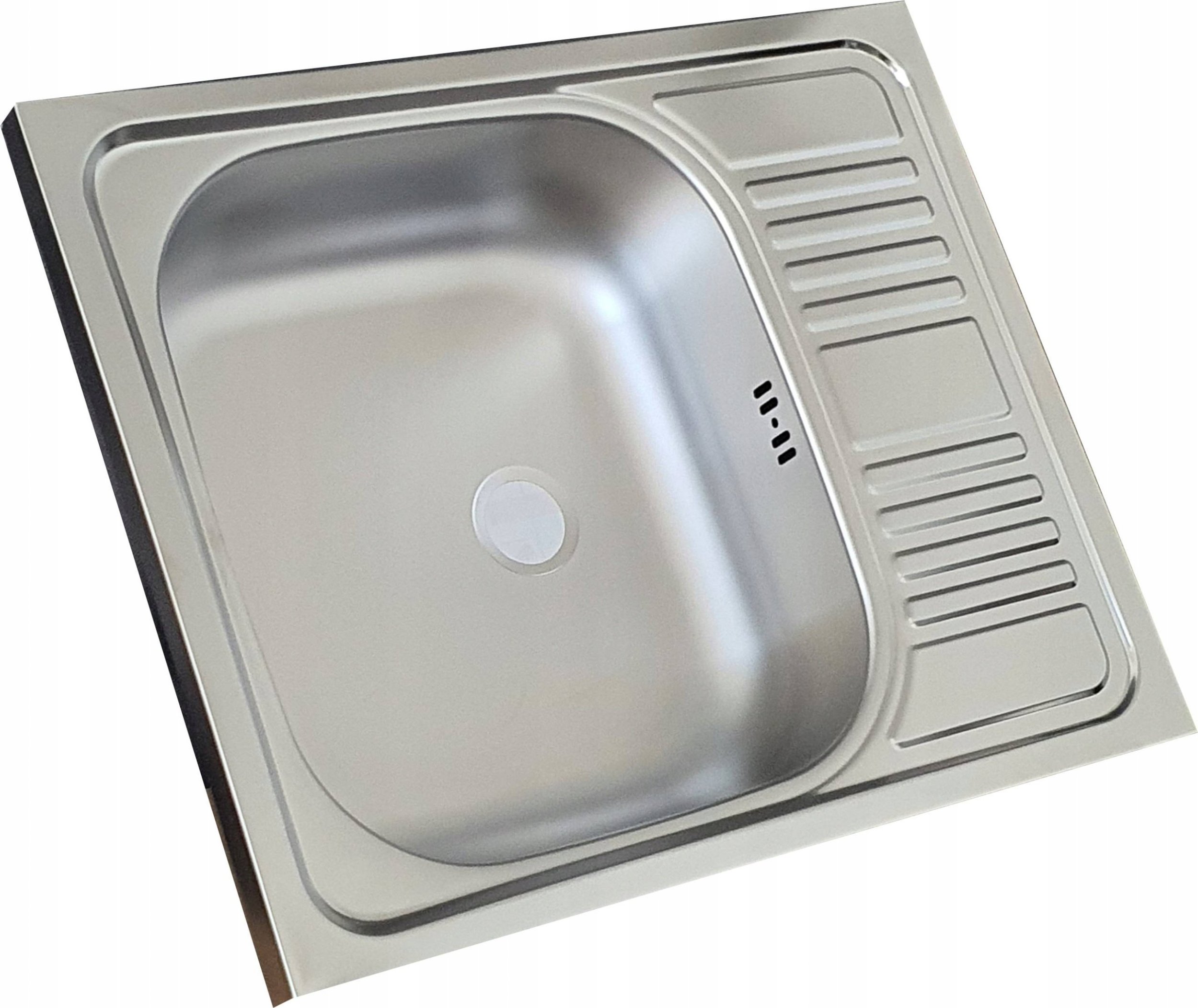 Zlewozmywak stalowy nakładany slim 60 x 50