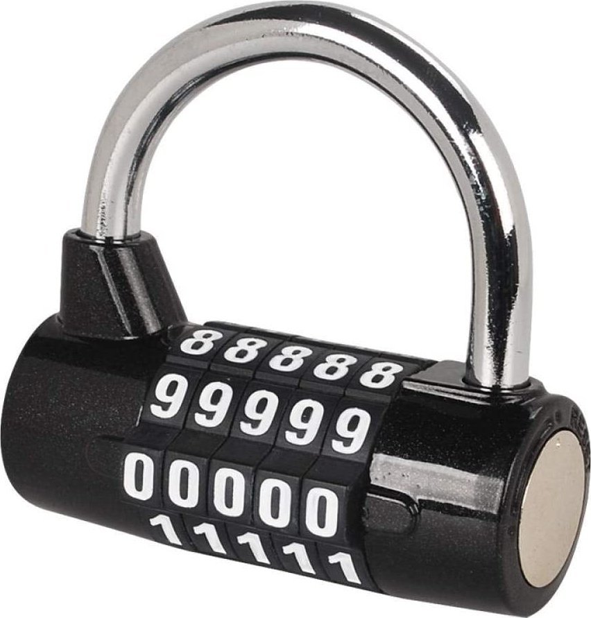 Korbi KŁÓDKA SZYFROWA SZYFR WALEC ZMIENNY KOD WALCOWA DO WALIZKI BAGAŻ K7 STALOWA