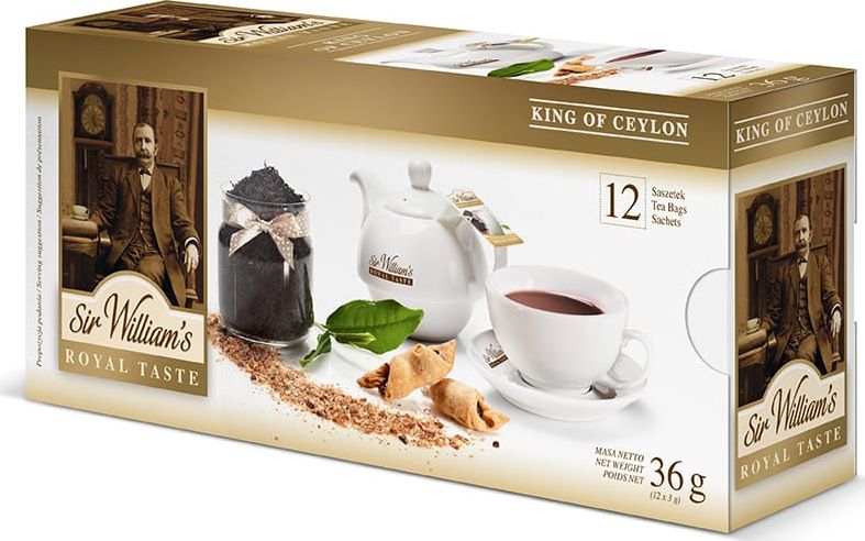Sir Williams Herbata Royal Taste King of Ceylon 12 torebek