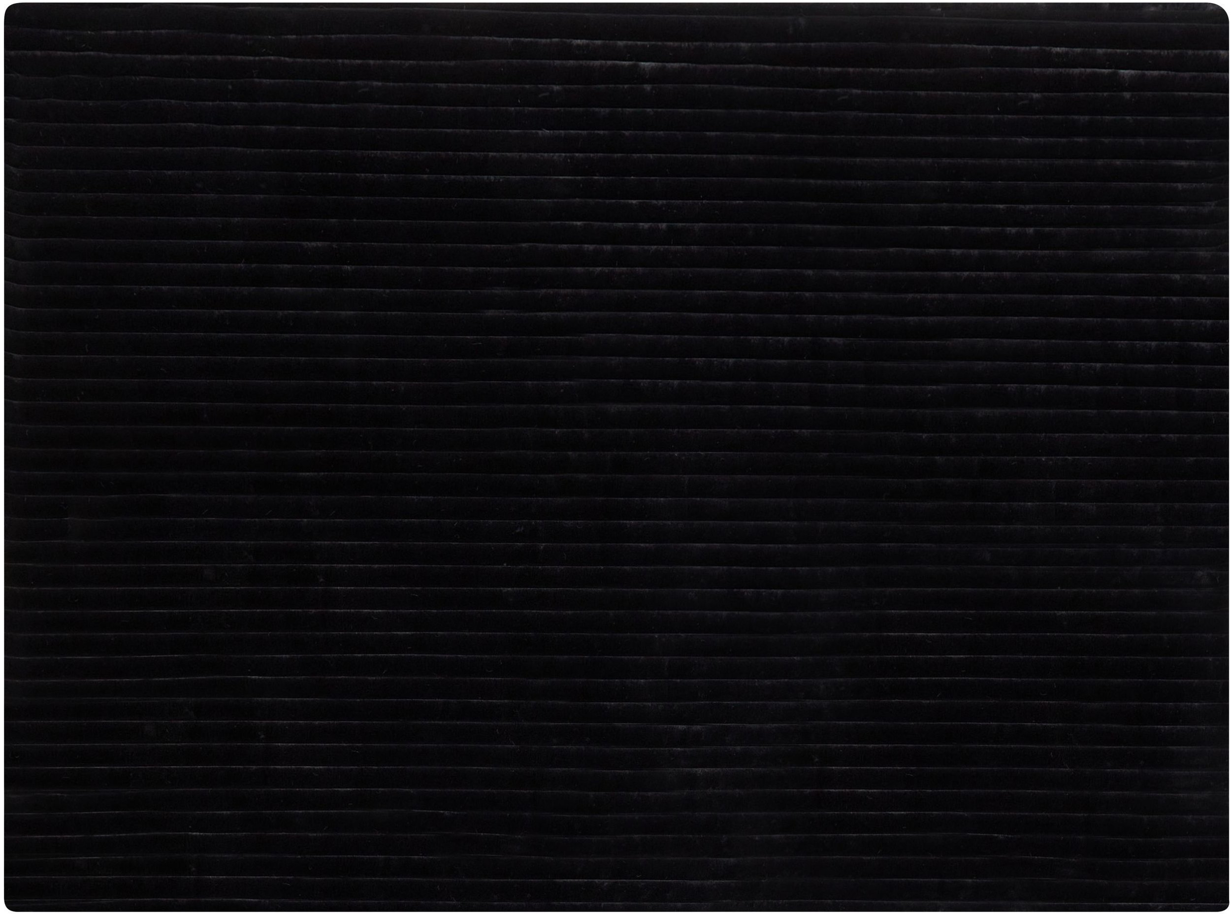 Narzuta na łóżko RAKYA Sztuczne futro 150 x 200 cm Czarny