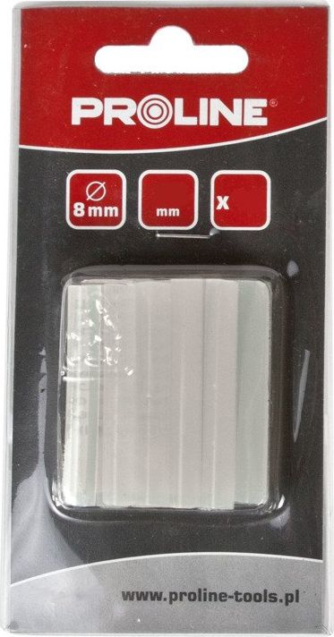 Wkłady klejowe Pro-Line 8 mm x 100 mm przezroczyste 12 szt. 42904