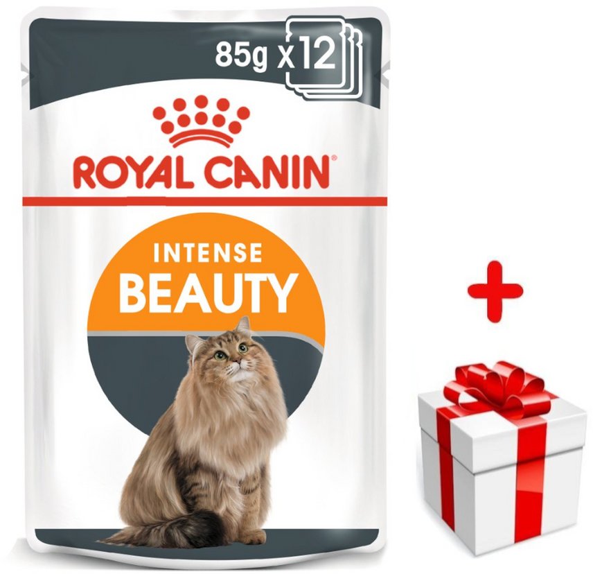 ROYAL CANIN Hair&Skin 12x85g w galaretce karma mokra w galaretce dla kotów dorosłych, zdrowa skóra, piękna sierść + niespodzianka dla kota GRATIS!