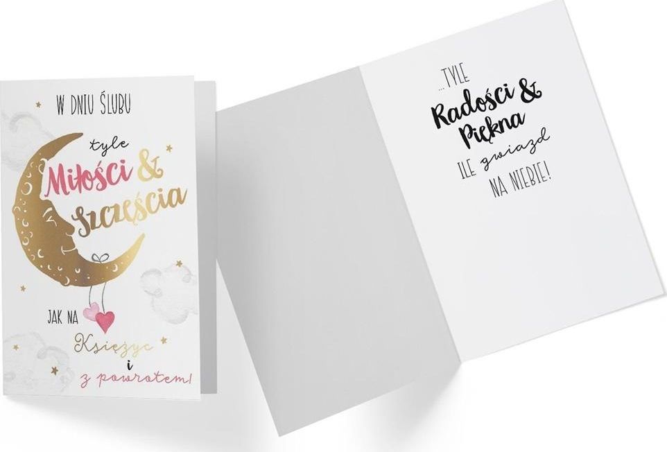 KUKARTKA Karnet B6 GS-024 Ślub