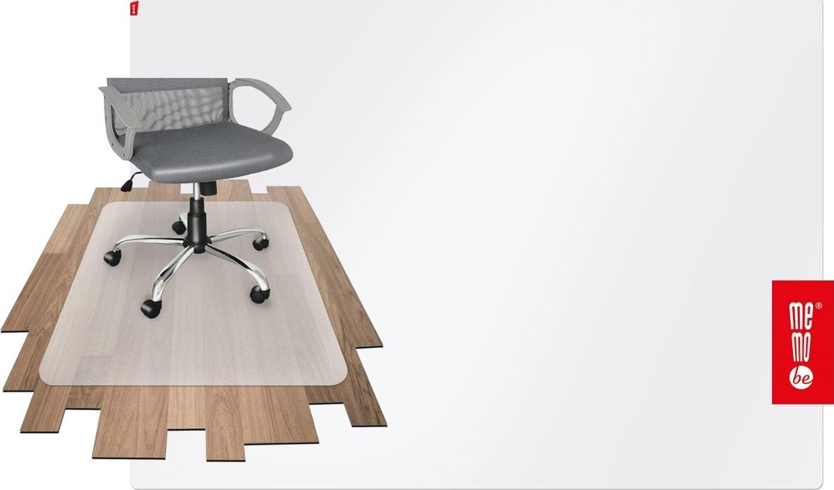 MemoBe Mata pod krzesło MemoBe 140x100cm mleczna