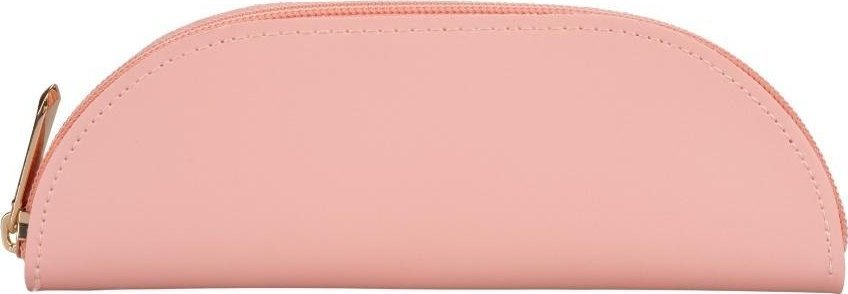 Piórnik Moon na suwak ciemno różowy