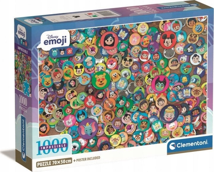 Clementoni Puzzle Compact Disney Emoji 1000 elementów (39829)