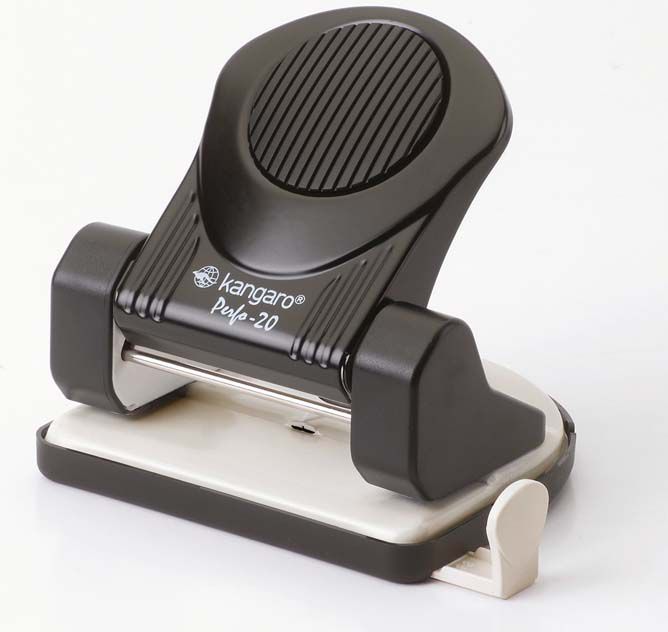 Dziurkacz Kangaro Perfo 20 20 kartek Czarny (KA20-05)