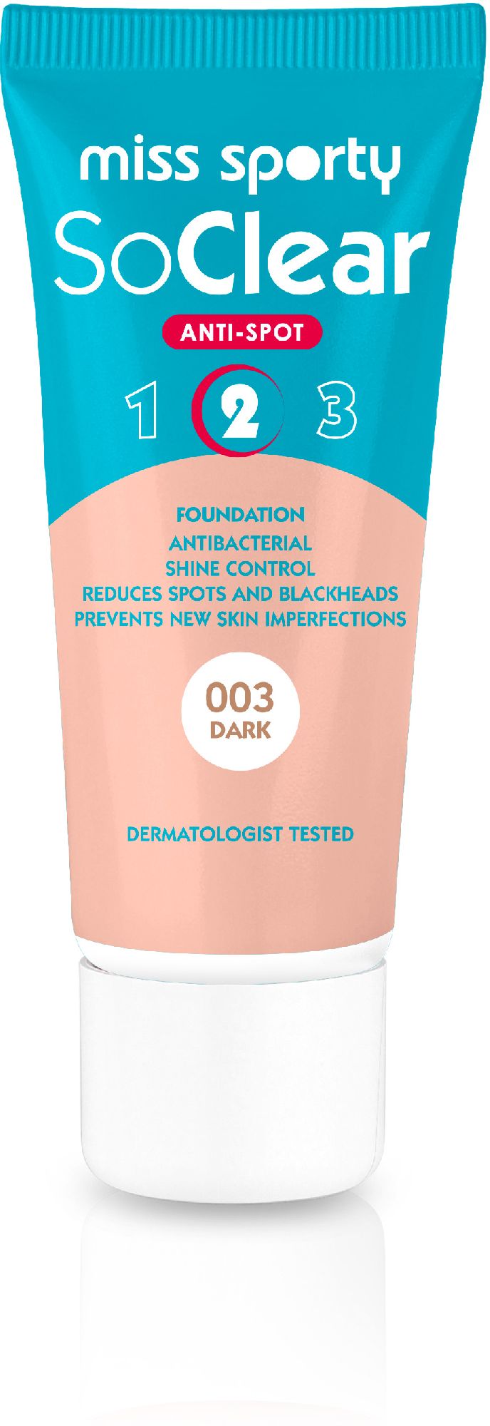 Miss Sporty So Clear Anti-Spot 2 podkład maskujący niedoskonałości 003 Dark 30ml