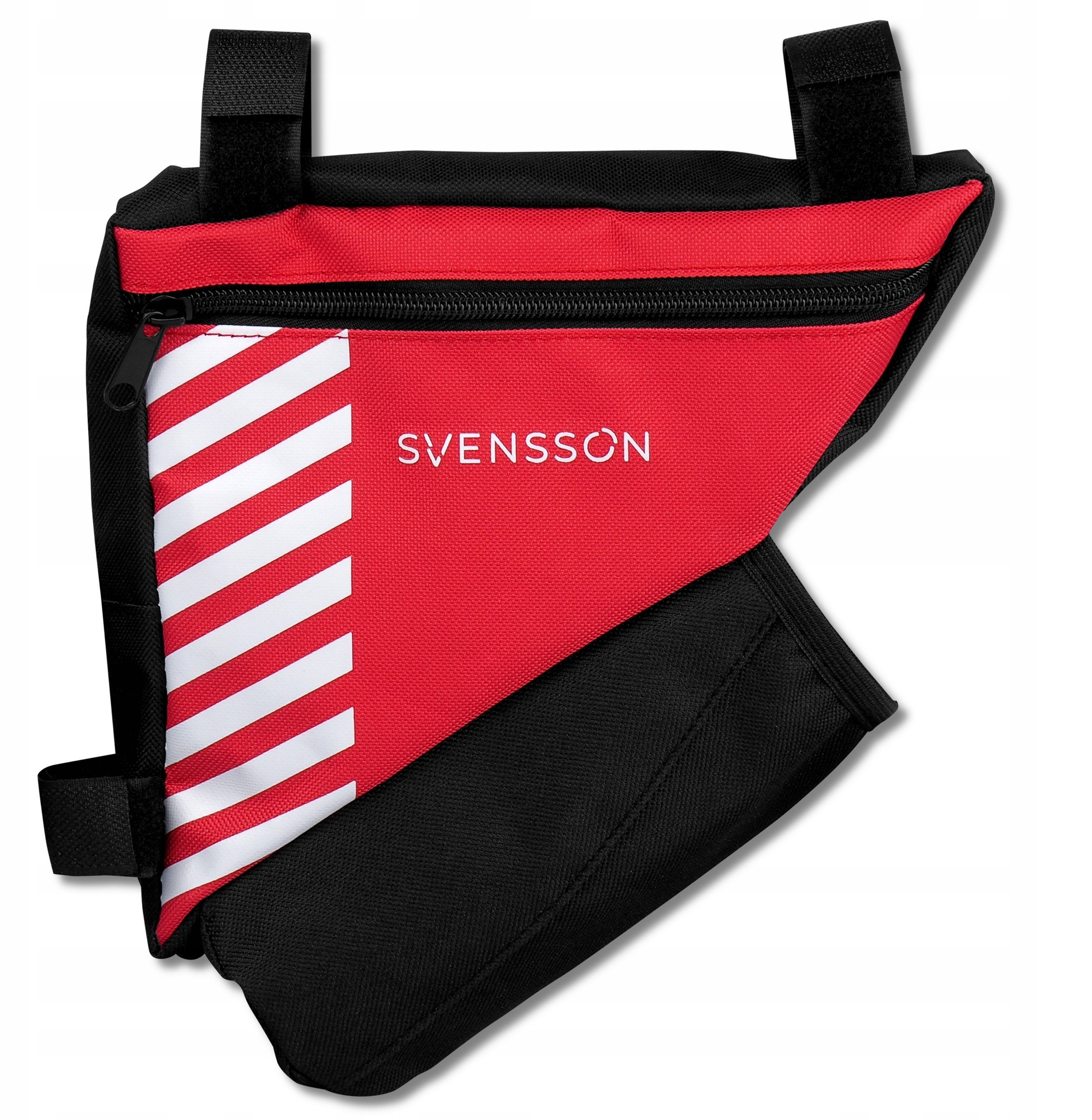 Torba rowerowa,SVENSSON, sakwa pod ramę z kieszenią na bidon, czerwona