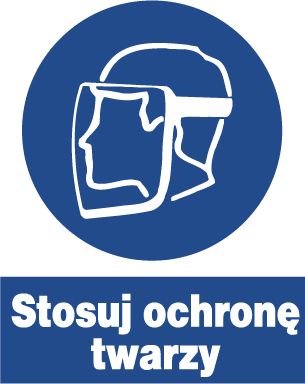 Mój dom Zno-6 - Znak Bhp Nakazu - Stosuj Ochronę Twarzy