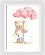 HENRY Karnet B6 Miś z balonami