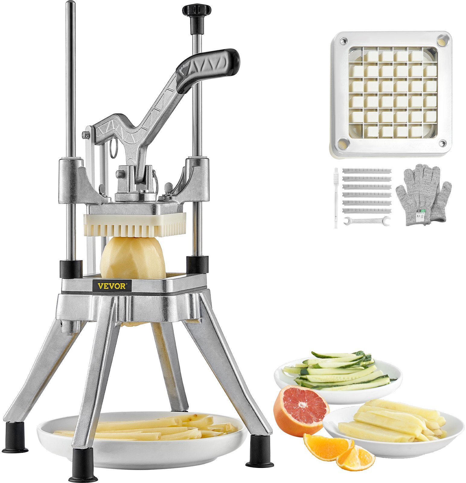 Krajalnica do frytek warzyw ręczna ostrze 6,35 mm