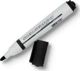 Marker suchościeralny czarny (12szt)