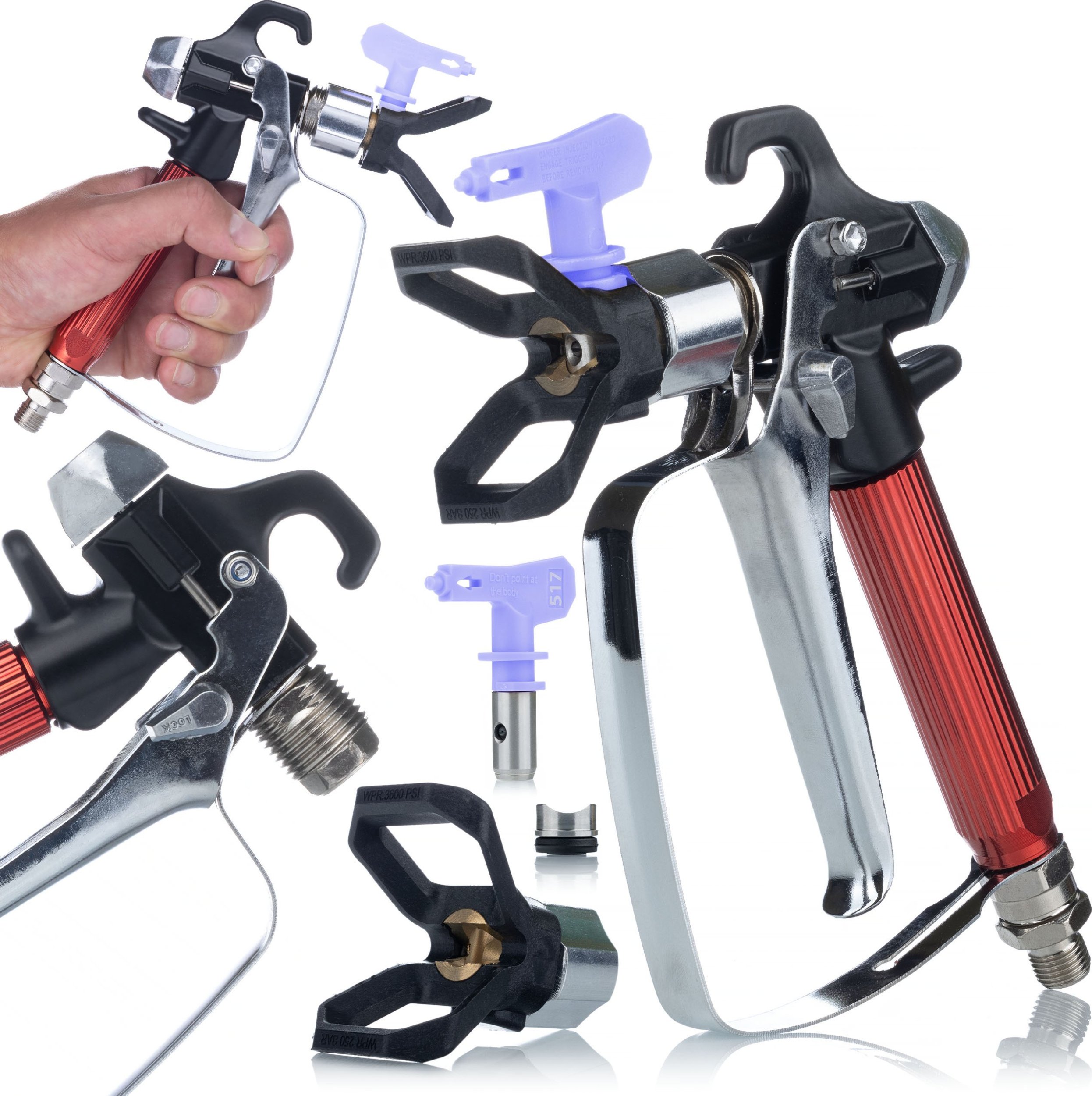 Rosfix MOCNY PISTOLET DO AGREGATU MALARSKIEGO AGREGAT WAGNER GRACO ROSFIX 1/4