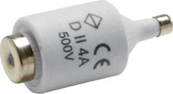 Hager Wkładka bezpiecznikowa BiWts 4A DII gF 500V (LE27F04)