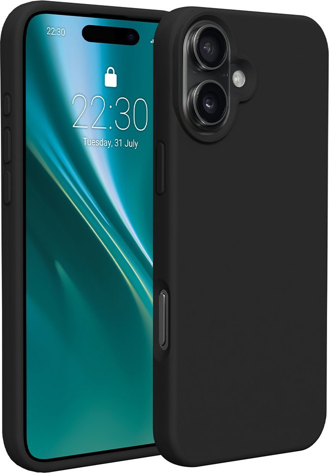 TelForceOne Nakładka Etteri Silicone Case do iPhone 16 Plus 6,7" czarna