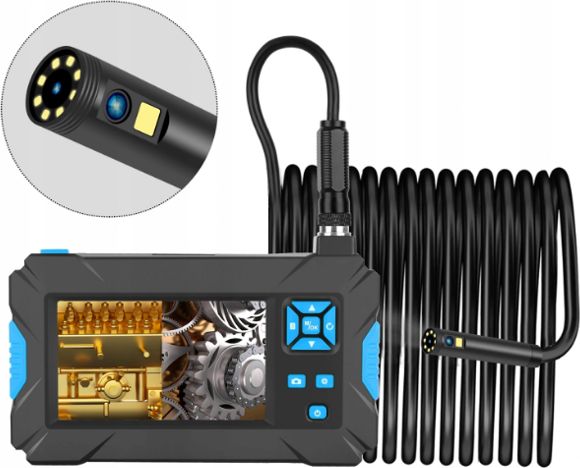 Luxury Kamera inspekcyjna endoskop 10M 9LED 2xFULL HD