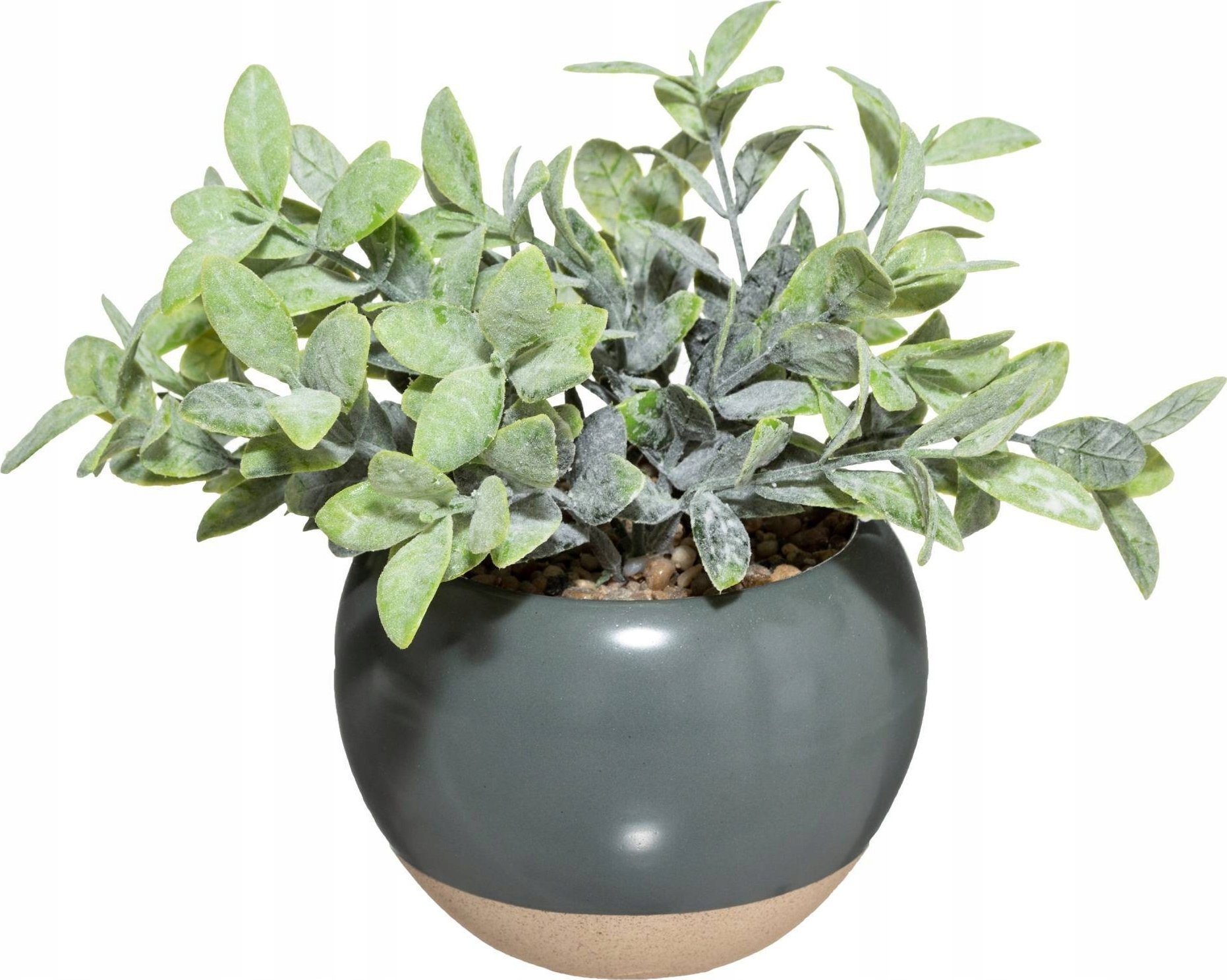 Atmosphera Sztuczna roślina, Ø 12,5 cm, szara doniczka