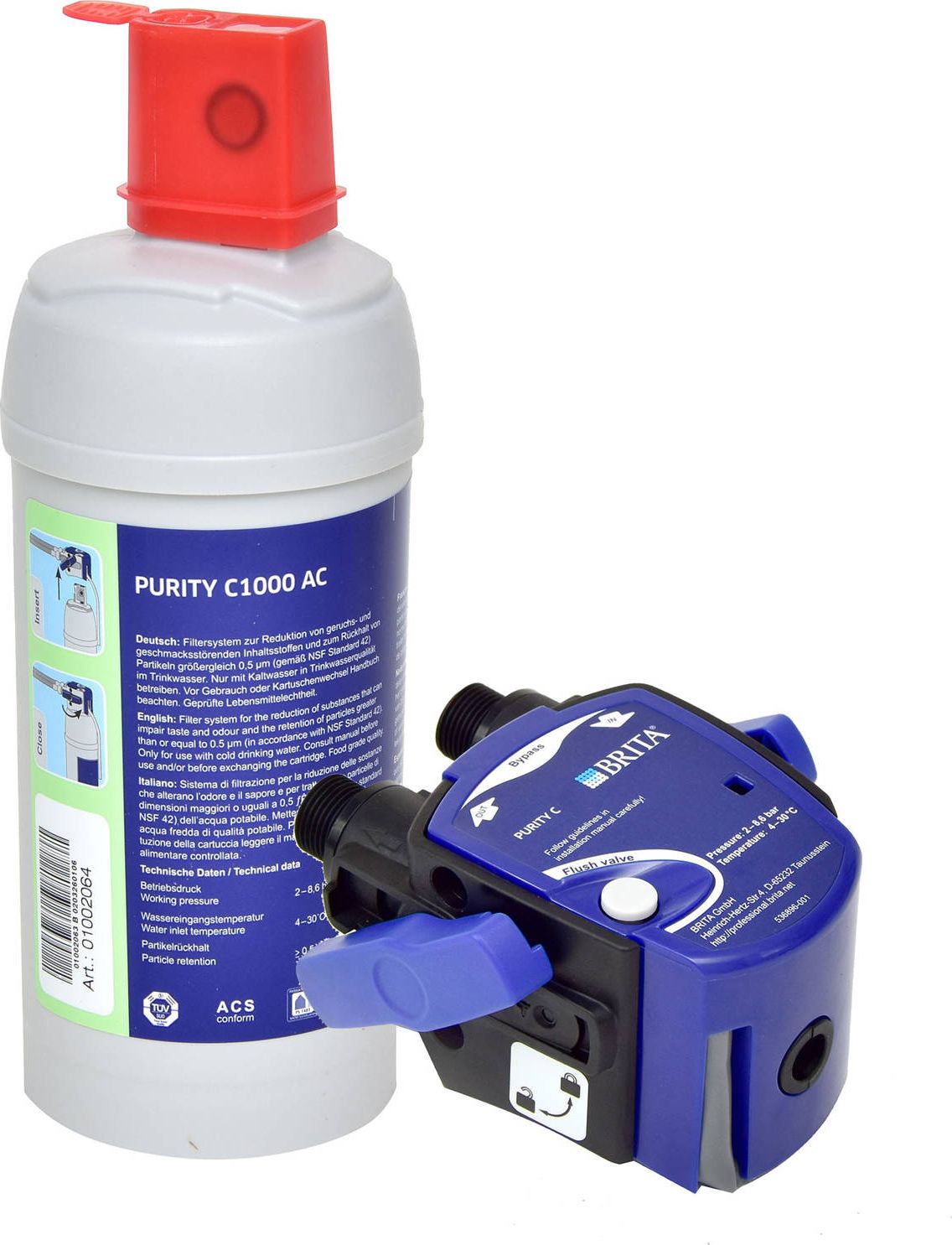 Brita C1000 AC + głowica Brita Professional 0%