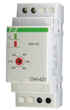 F&F Ogranicznik poboru mocy 16A na szyną OM-631