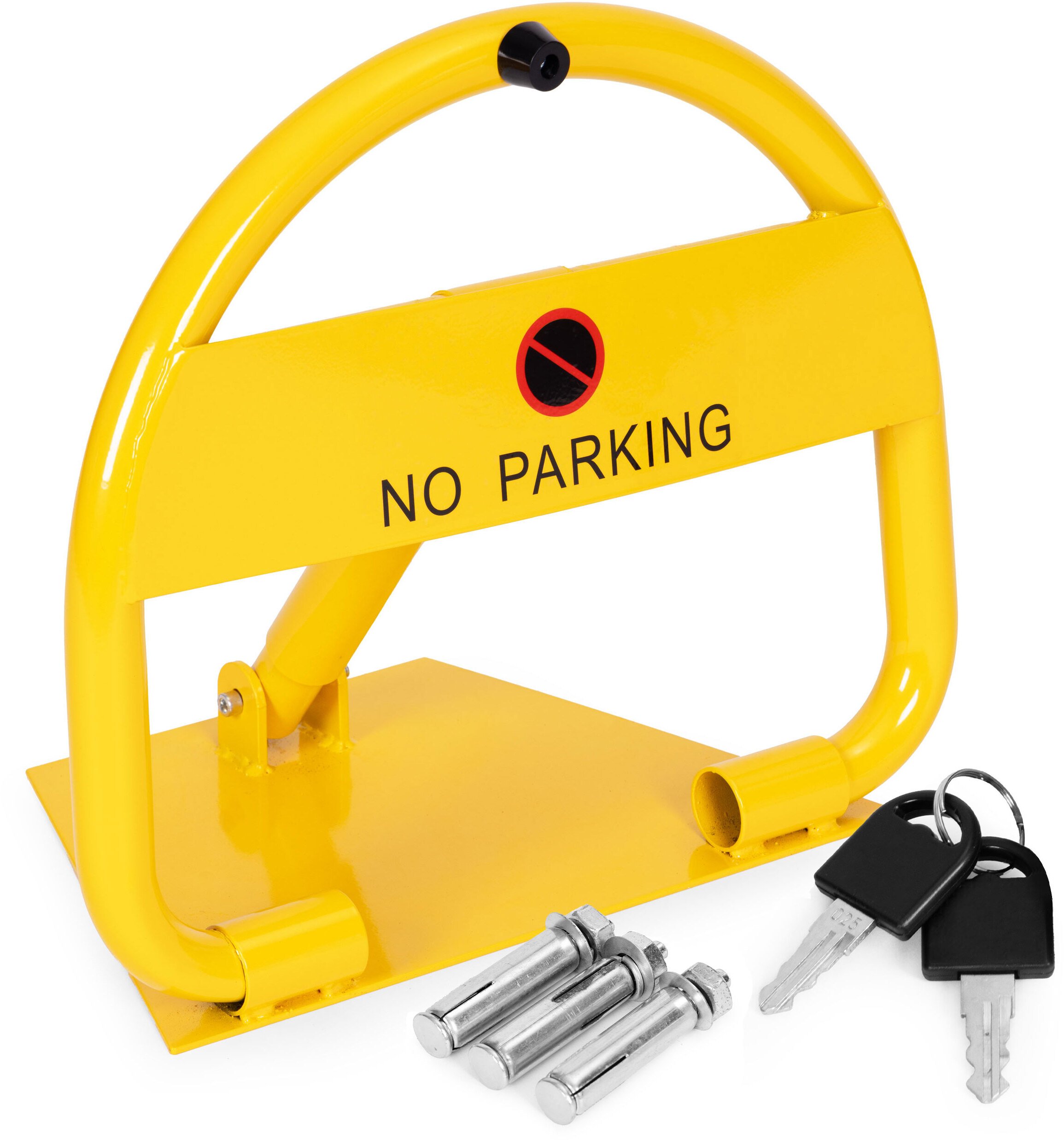 Blokada parkingowa składana żelazna