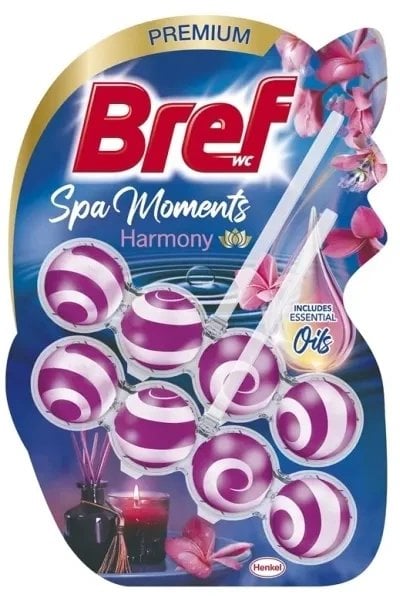 WC CLEANER-FRESH BREF SPA MOM HAR 2X50G