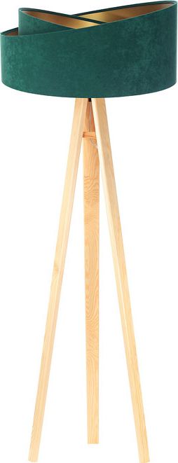 Lampa podłogowa Lumes Zielono-sosnowa asymetryczna lampa podłogowa - EXX250-Volia