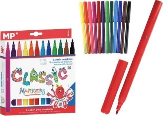 Flamastry 12 kolorów