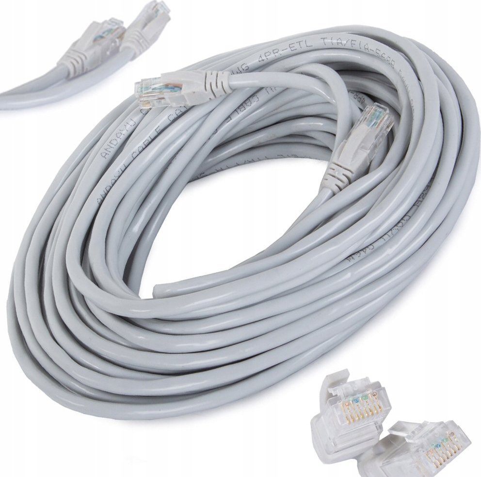 Verk KABEL SIECIOWY LAN CAT6 RJ45 SKRĘTKA ETHERNET 20m