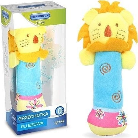 Artyk Grzechotka pluszowa Lew E-Edu baby 128578 Artyk