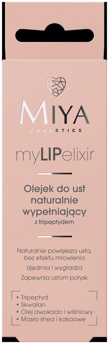 Miya Cosmetics myLIPelixir Olejek do ust naturalnie wypełniający clear 10g