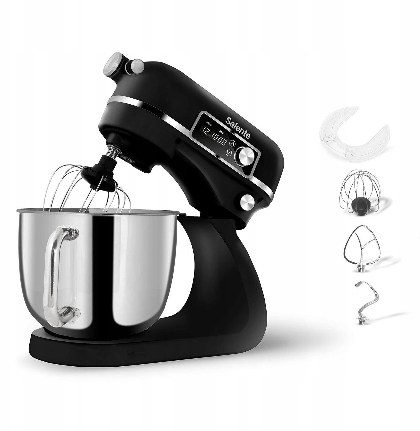 Robot kuchenny Evolveo Salente DigiChef2, robot kuchenny, misa stalowa, 6 litrów, wyświetlacz cyfrowy, czarny