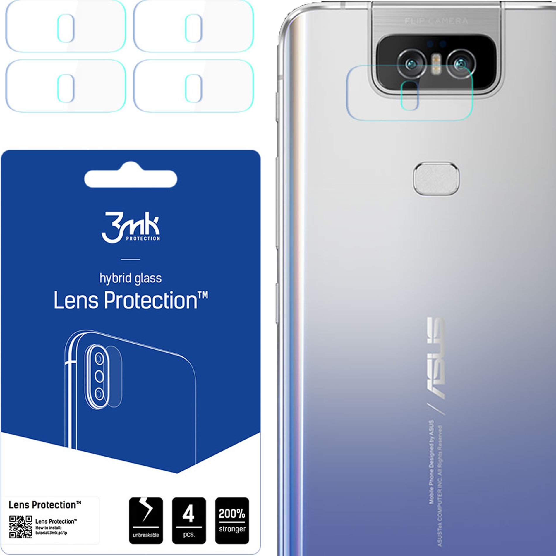 ASUS ZENFONE 6 - 3MK LENS PROTECTION