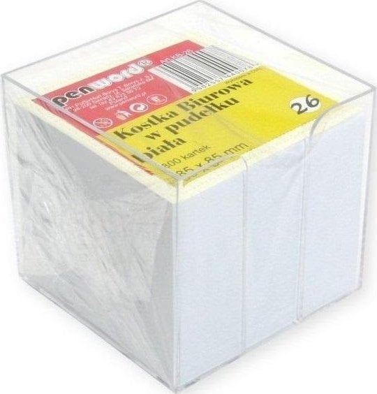 Kostka biurowa w pudełku biała 85x85x70mm 800K