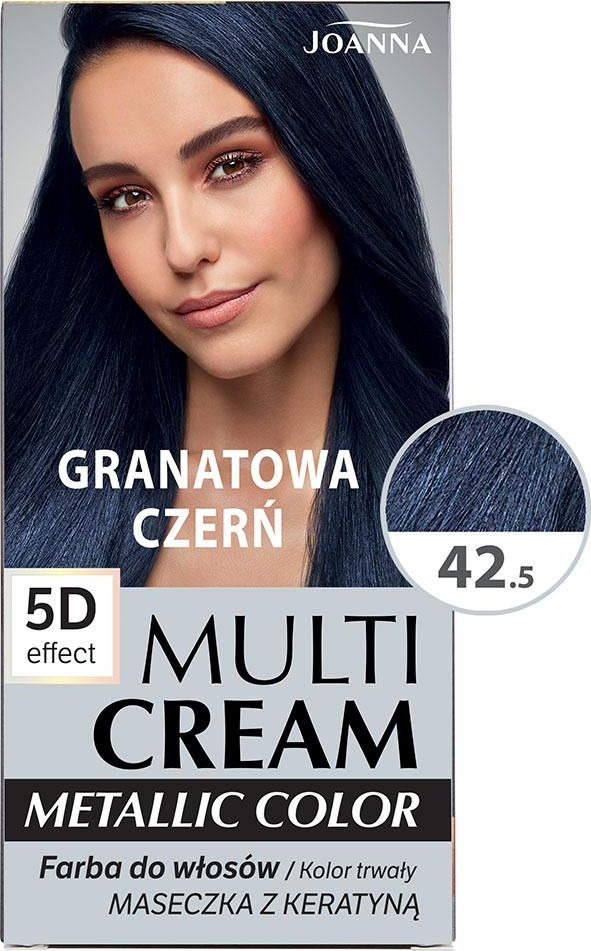 Joanna Multi Cream Metallic Color 5D Effect 42.5 Granatowa Czerń