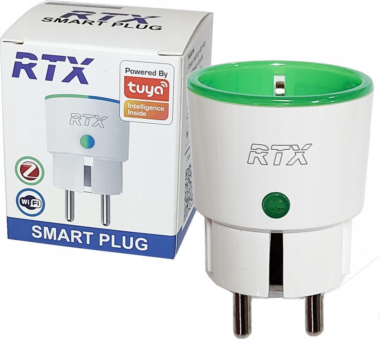 RTX Gniazdko Wtyczka RTX Fotowoltaika 260V ZigBee TUYA