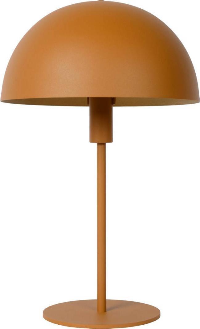 Lampa stołowa Lucide Stojąca LAMPKA stołowa SIEMON 45596/01/44 Lucide biurkowa LAMPA metalowa kopuła żółta