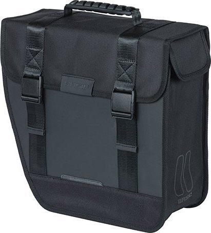 Basil Sakwa miejska pojedyncza BASIL TOUR WATERPROOF SINGLE PANNIER BAG LEFT 14L, Hook On System, wodoodporna left black (NEW 2024)