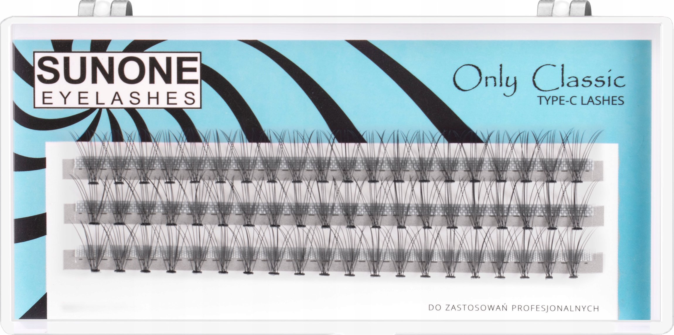 Alkotest SUNONE_Only Classic rzęsy kępki standard 9mm 60szt