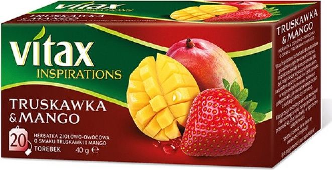 Vitax HERBATA VITAX INSPIRATIONS TRUSKAWKA&MANGO 20 TOREBEK 6643110